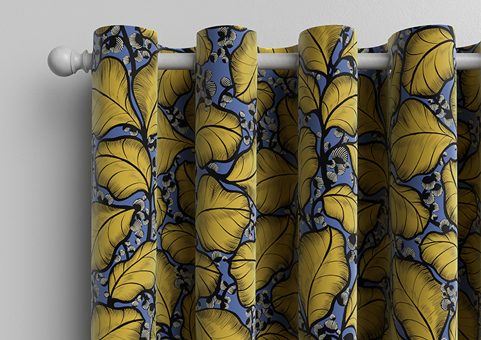 Magali, Ochre - Made to Measure Curtains - Image 12